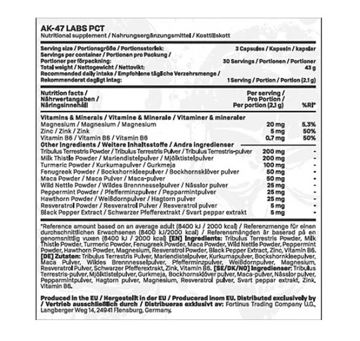 AK47 Labs PCT 90 Kapseln