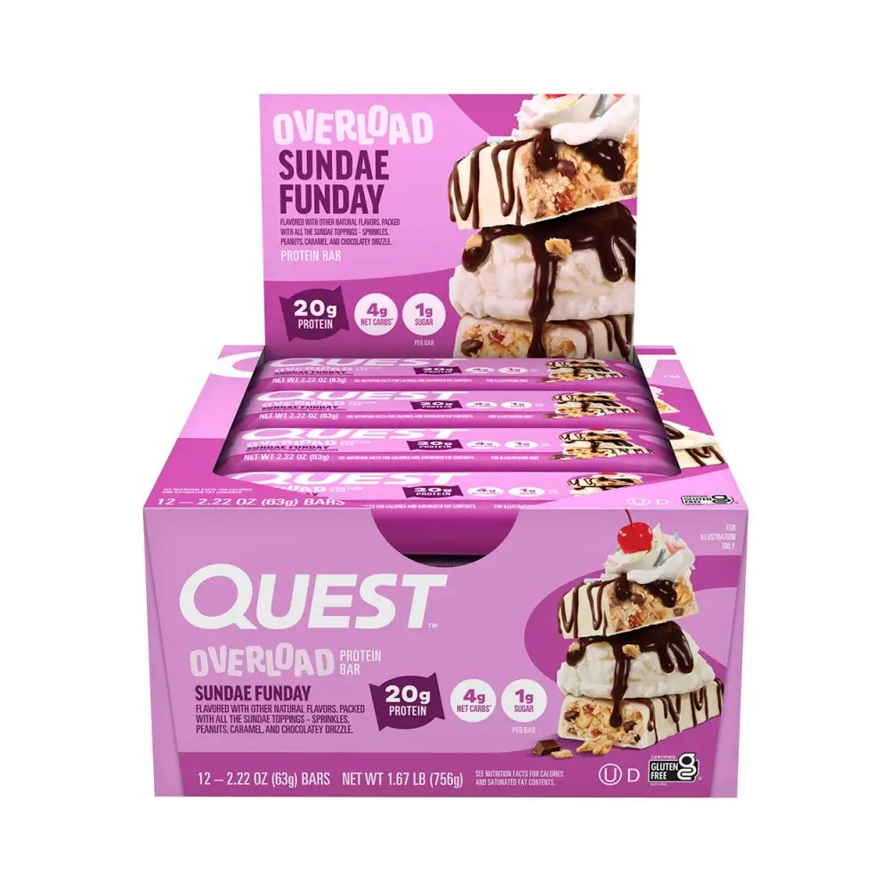 Quest Nutrition Overload Riegel 12x58g