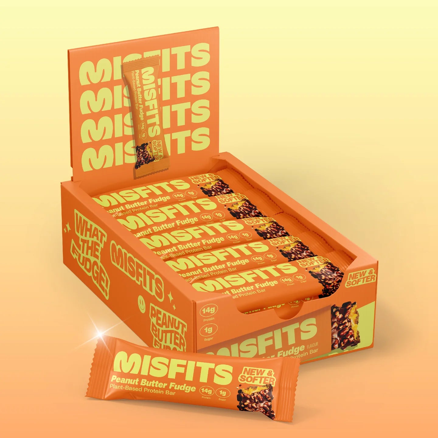 Misfits Vegan Soft Protein Bar 15x50g