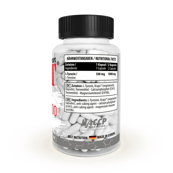MST Nutrition L-Tyrosin 1000 - 90 Kapseln