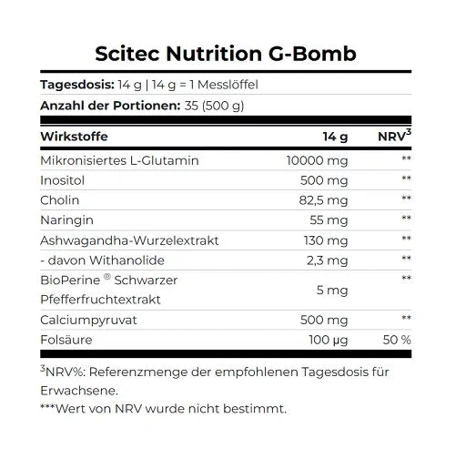 Scitec G-Bomb 500g Lemon Ice Tea