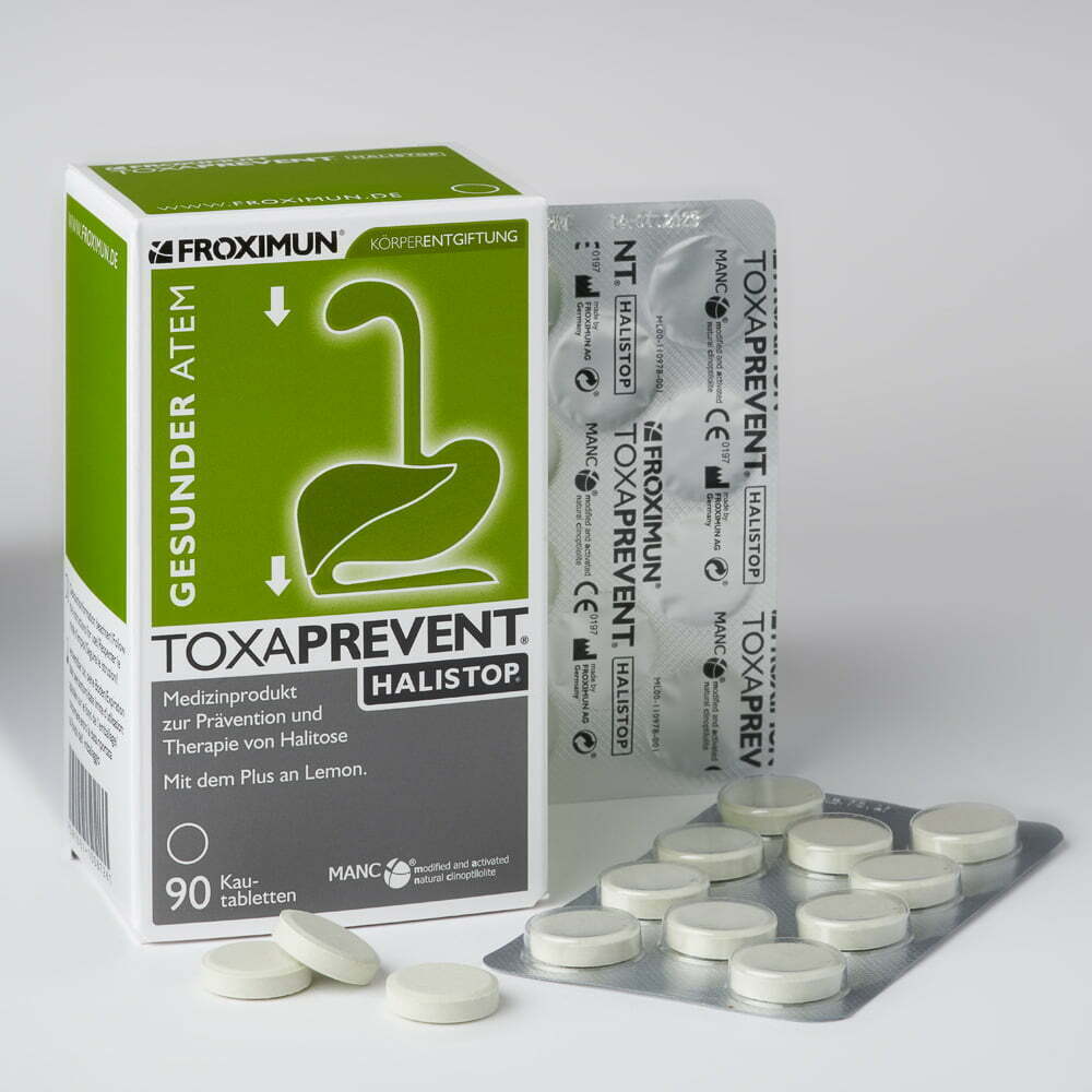 Dynamik Plus TOXAPREVENT® HALISTOP® Kautabletten (ZEOLITH)