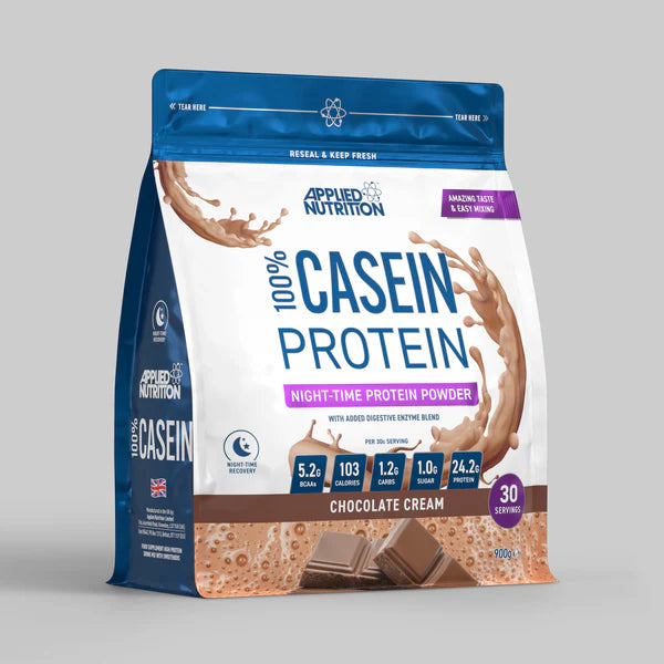 Applied Nutrition 100% Casein Protein Powder 900g Standbeutel