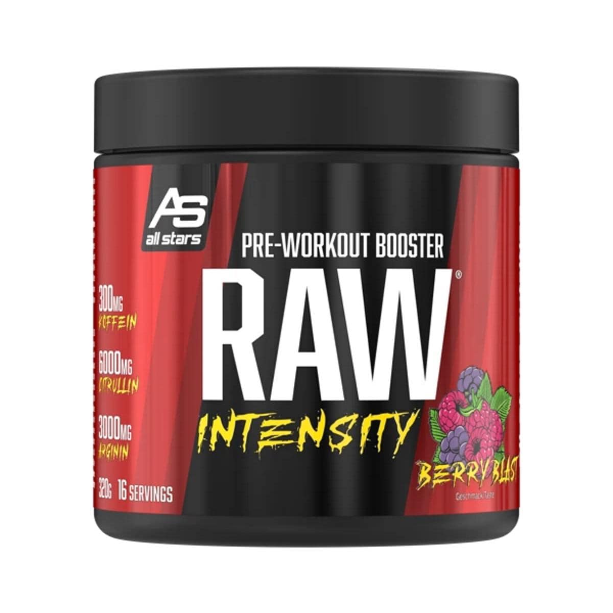 ALL STARS Raw Intensity Pre Workout Booster 320g