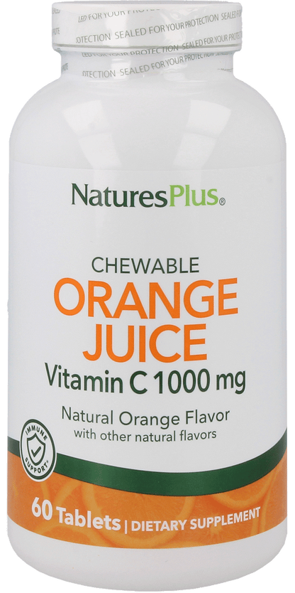 Natures Plus Vitamin C Lutschtabletten Orange 60 Stück