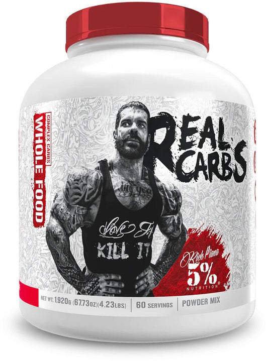 Rich Piana 5%Nutrition Real Carbs Strawberry Short Cake 1625g