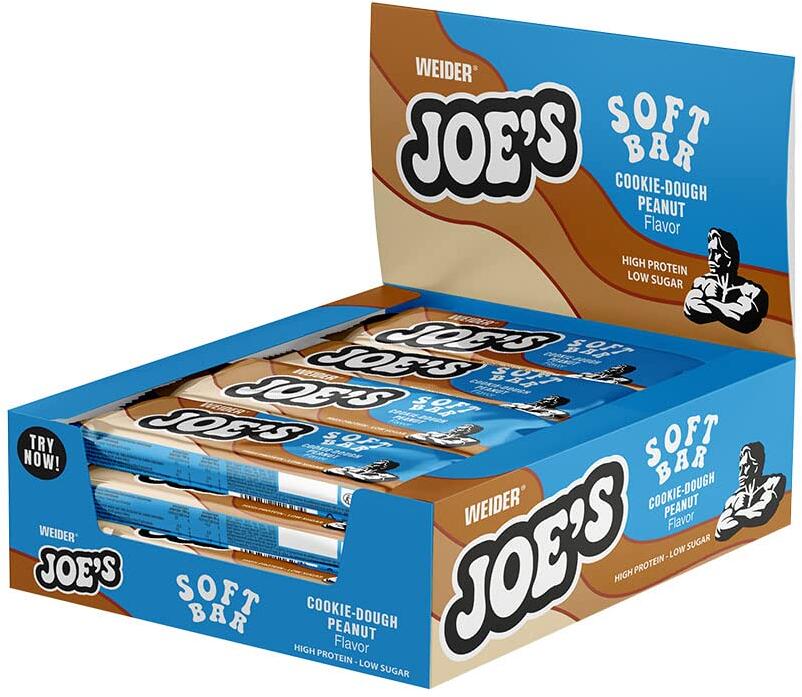 Weider JOE’s SOFT Bar Proteinriegelbox  (12x50g)