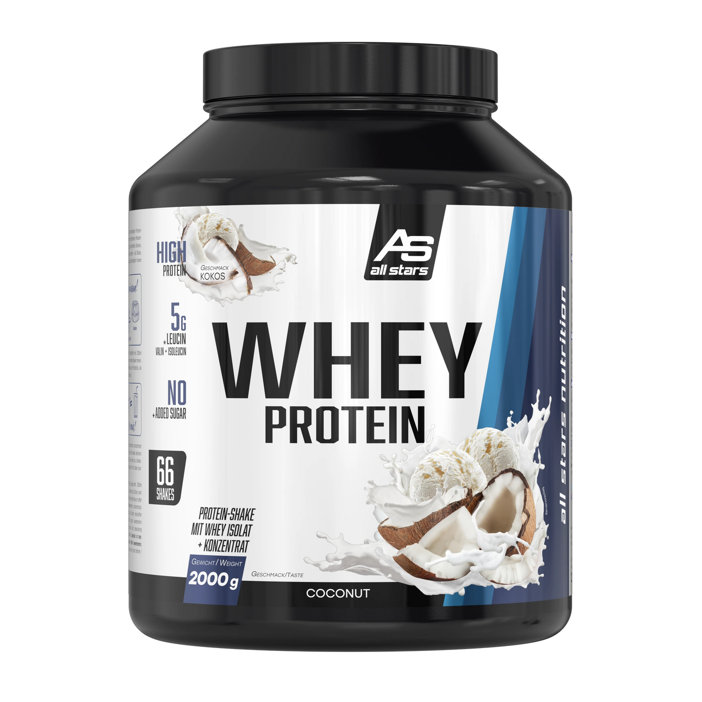 ALL STARS Whey Protein 2000g Dose