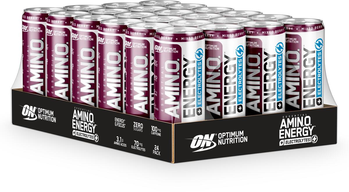 Optimum Nutrition Amino Energy + Electrolytes RTD 24x250ml