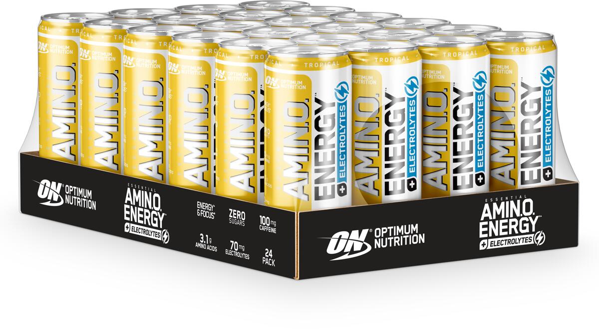 Optimum Nutrition Amino Energy + Electrolytes RTD 24x250ml