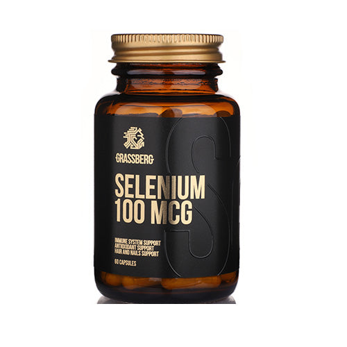 Grassberg Selenium Selen 100 mcg 60 Kapseln