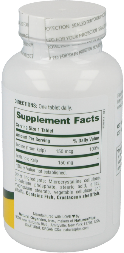 Natures Plus Jod (Kelp) 300 Tabletten