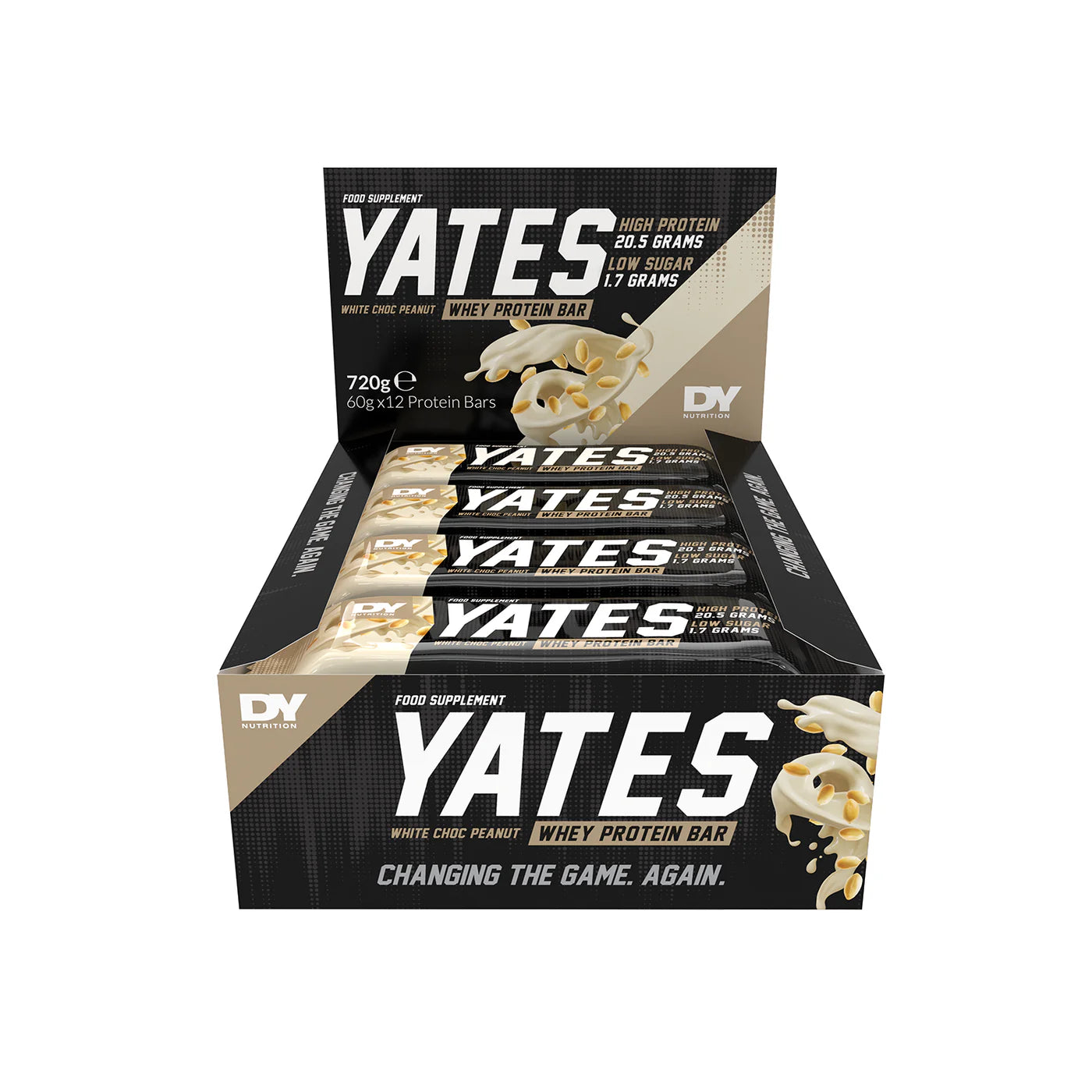 Dorian Yates Whey Protein Bar Proteinriegel Box 12x60g