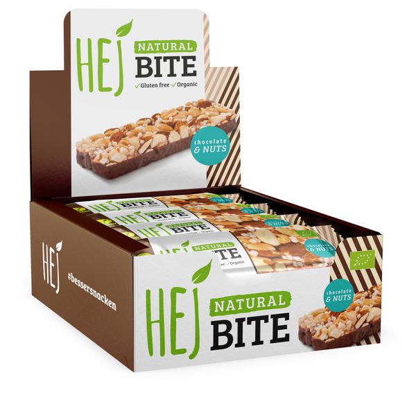 HEJ Natural Bite Organic (12x40g)