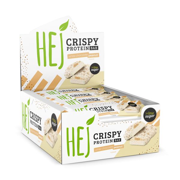 HEJ Crispy Protein Bar Proteinriegel Box (12x45g)