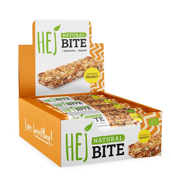 HEJ Natural Bite Organic (12x40g)