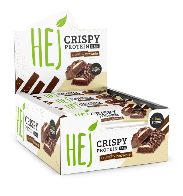 HEJ Crispy Protein Bar Proteinriegel Box (12x45g)