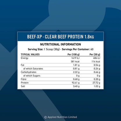 Applied Nutrition Beef-XP Clear Protein Powder 1800g