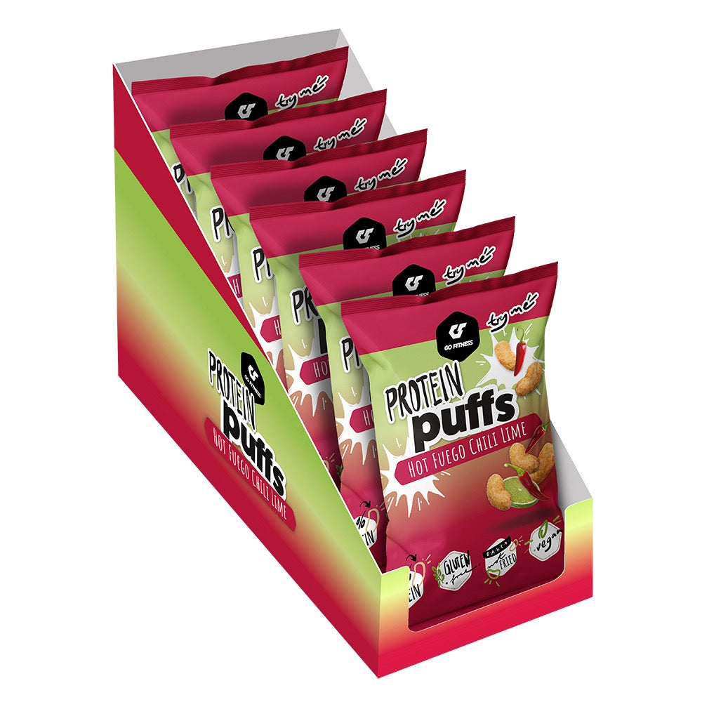 Go Fitness Protein Puffs 6x50g