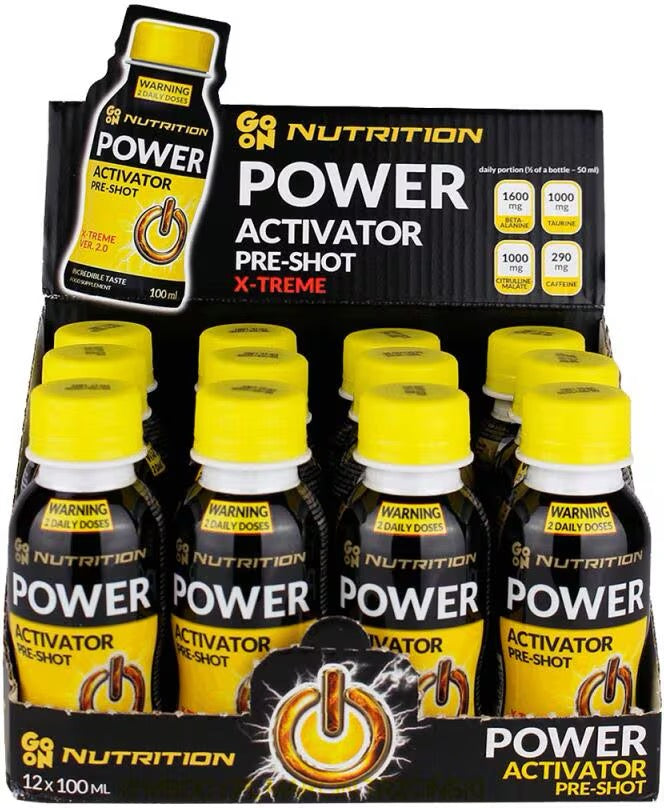 Go On Nutrition Power Activator Pre-Workout Shot (12x100ml)