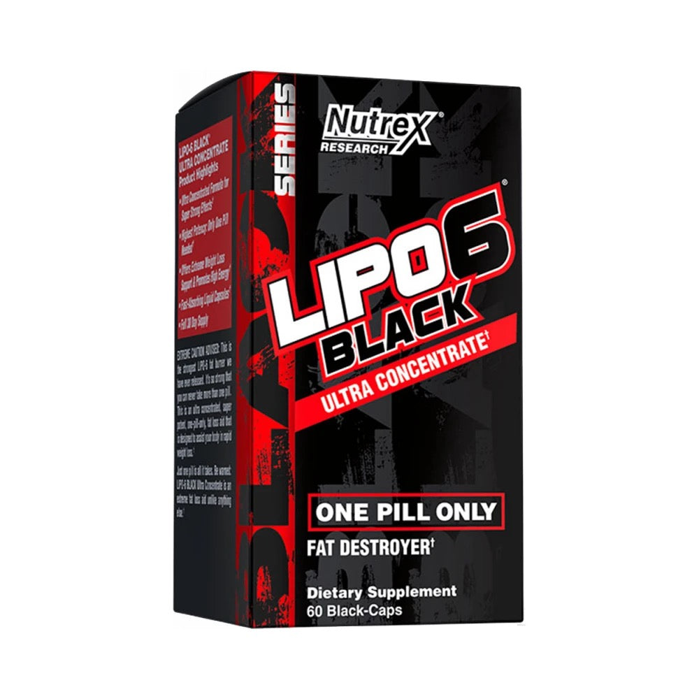 Nutrex Research Lipo 6 Black Ultra Concentrate International 60 Kapseln