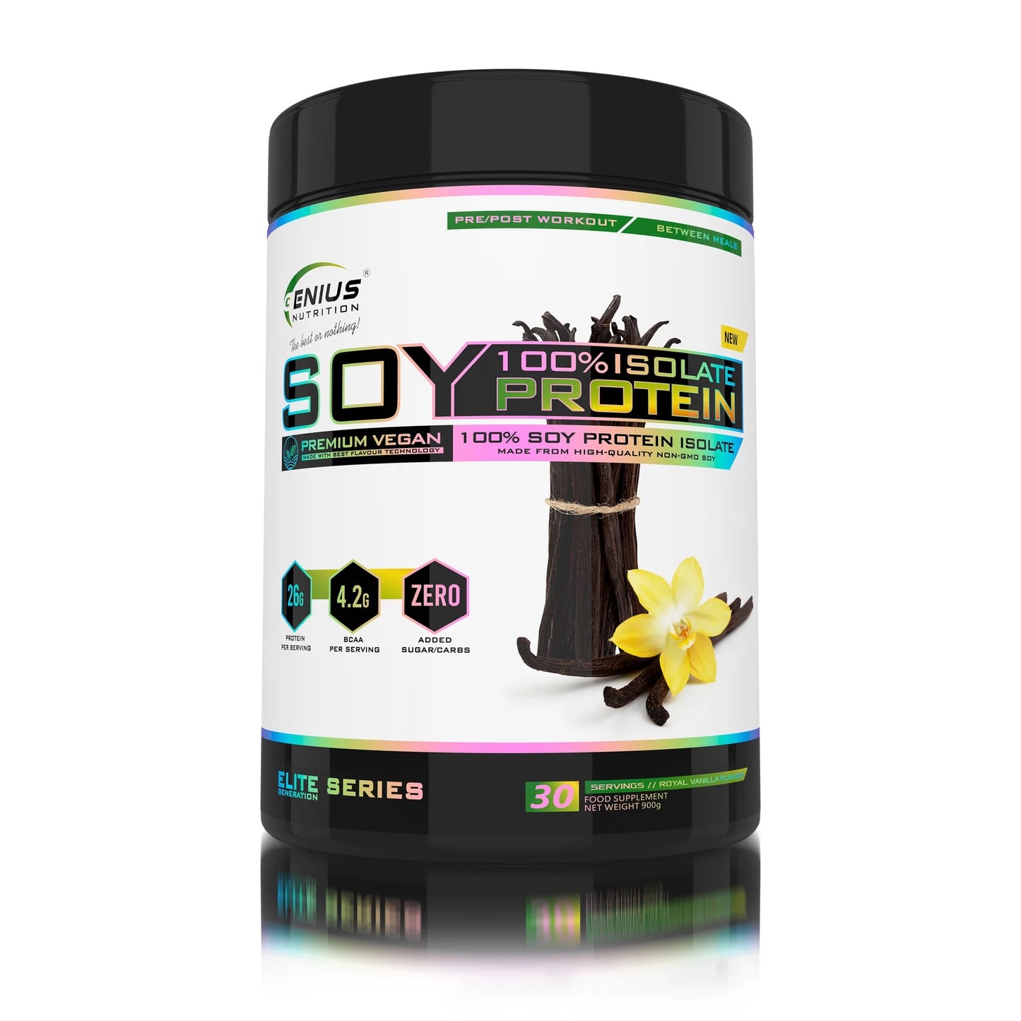 Genius Nutrition Soja Protein Isolat 900g