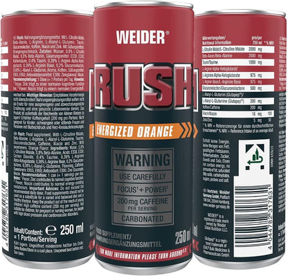 Weider Rush 24x250ml inkl. Pfand