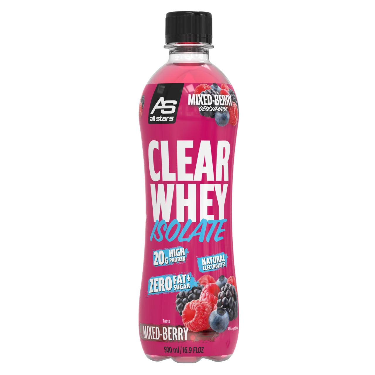 ALL STARS Clear Whey Isolate Drink - 12 Flaschen im Tray (12x500ml)