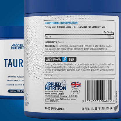 Applied Nutrition Taurine 200g