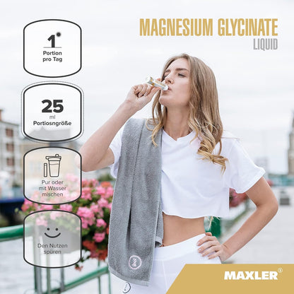 Maxler Magnesium Glycinate Liquid Ampullen 14x25ml