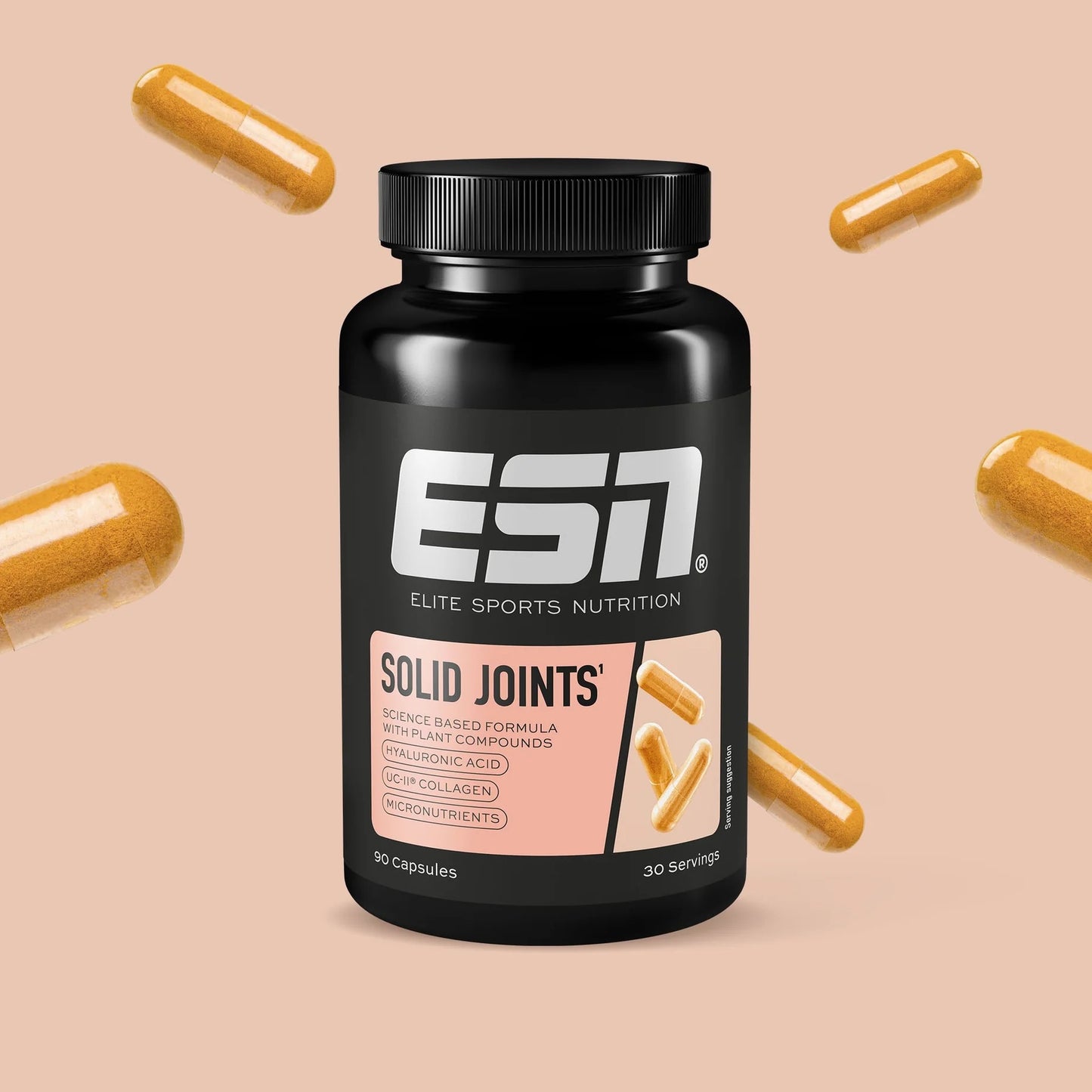 ESN Kollagen & Hyaluron: Solid Joints 90 Kapseln Dose