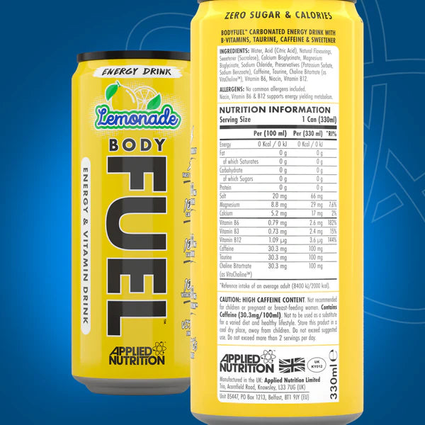 Applied Nutrition Body Fuel Energy 12x330ml Pack