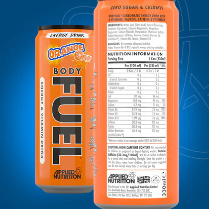 Applied Nutrition Body Fuel Energy 12x330ml Pack