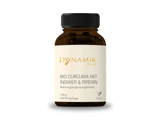 Bio Curcuma mit Ingwer und Piperin