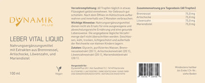 Dynamik Plus LEBER VITAL LIQUID 100ml