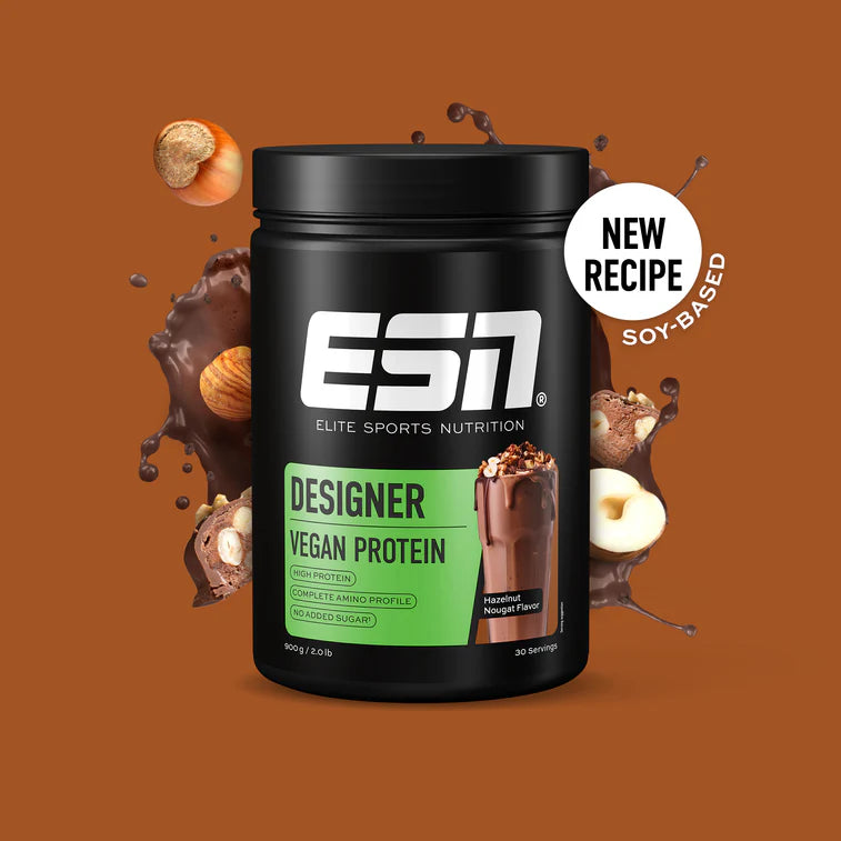 ESN Veganes Designer Proteinpulver mit Soja 900g Dose