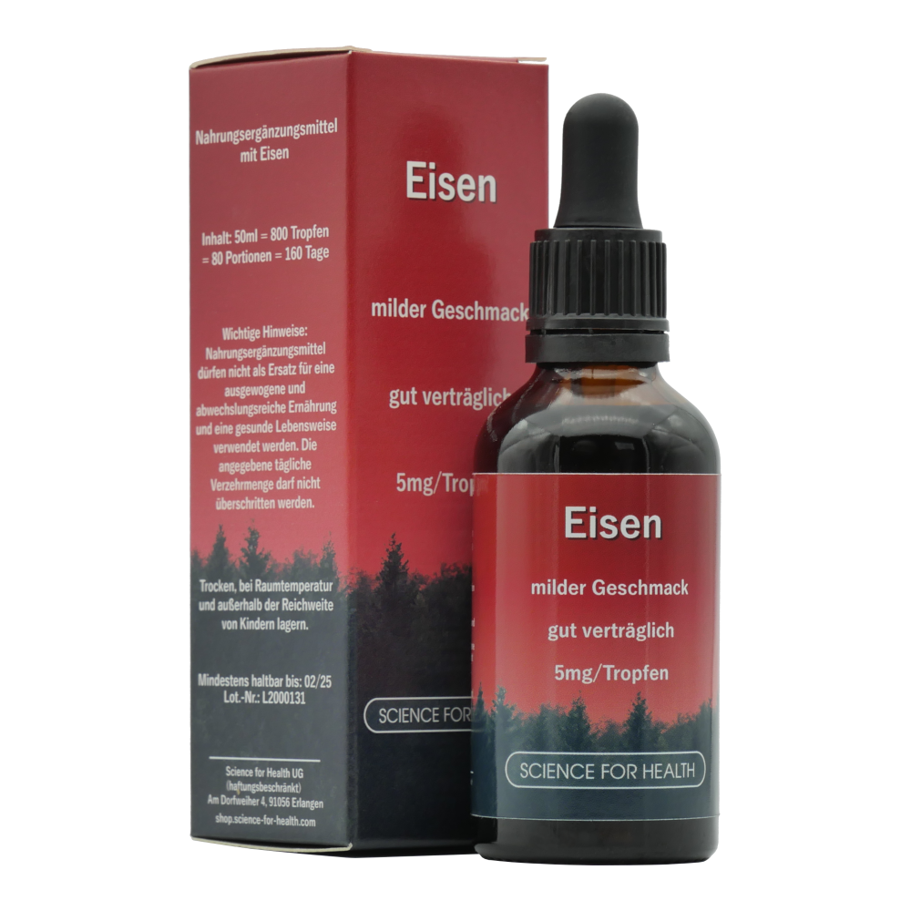 Science for Health Eisen Tropfen 50ml