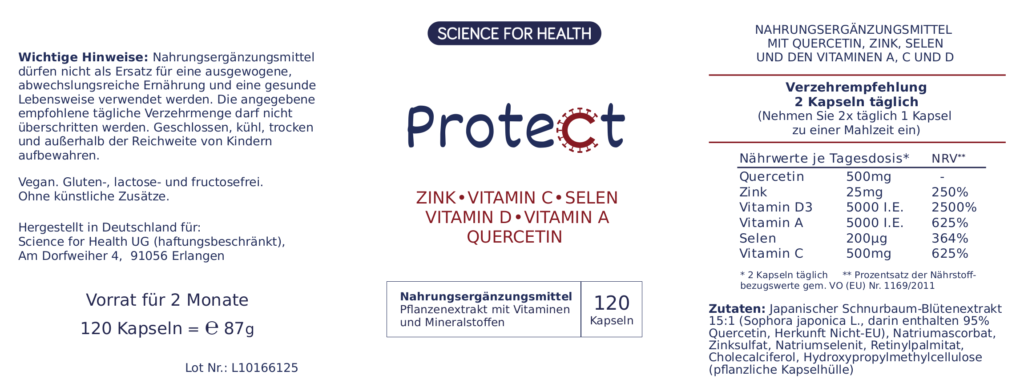 Science for Health Protect 120 Kapseln