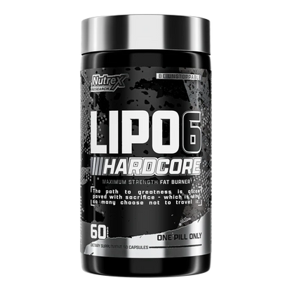 Nutrex Research Lipo-6 Hardcore 60 Kapseln Dose