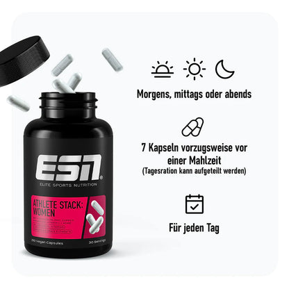 ESN Athlete Stack Woman 210 Kapseln Dose