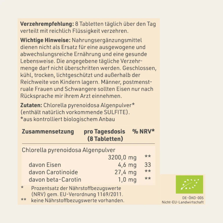 Dynamik Plus Bio Chlorella 300 Tabletten
