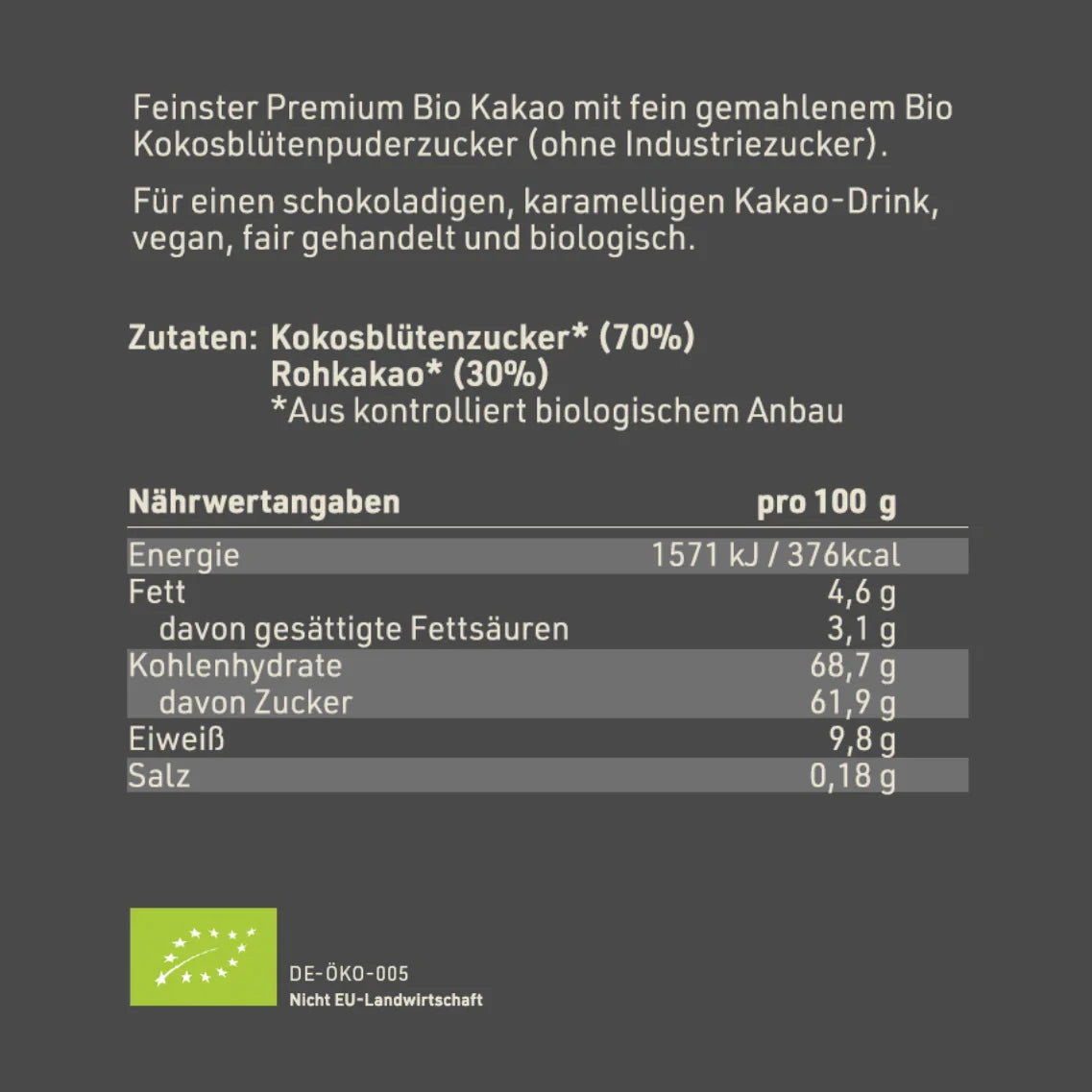Dynamik Plus  Bio Koko Kakao 250g