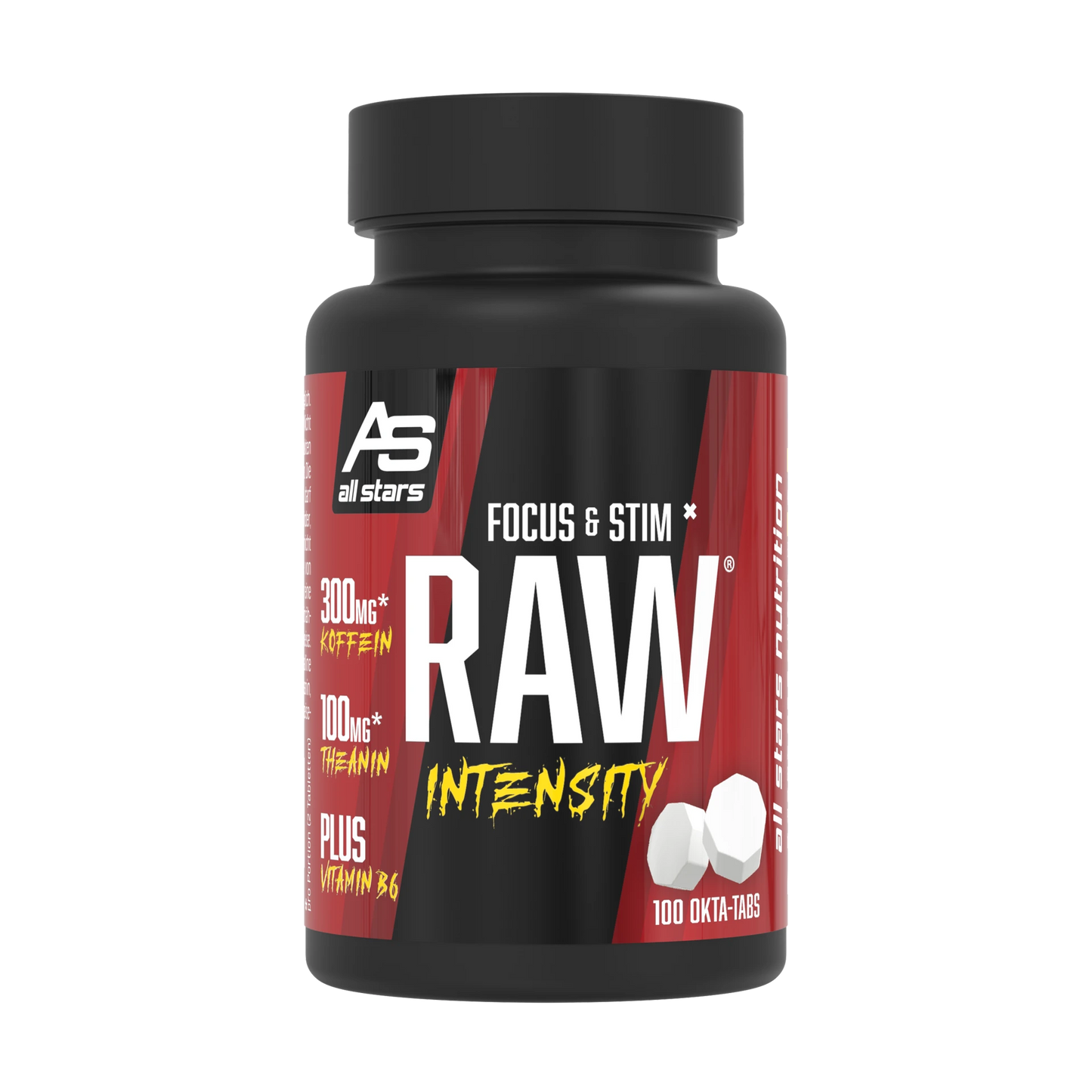 All Stars Raw INTENSITY & Stim Booster 100 Tabletten