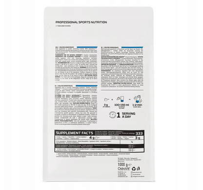 OstroVit Pure Creatine Monohydrate 1000g