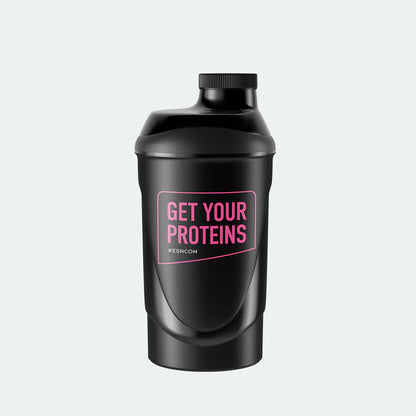 ESN Shaker "Get Your Proteins" Black Pink 600ml