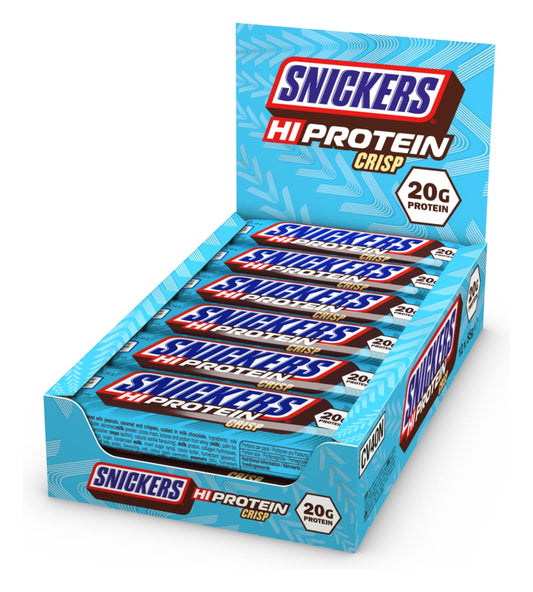 Snickers Hi Protein Crisp Bar Proteinriegel Box (12x55g)
