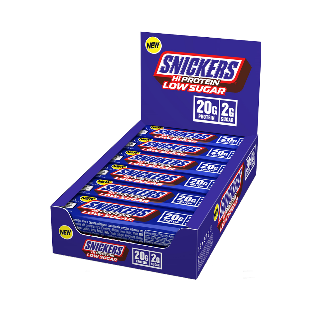 Snickers Low Sugar High Protein Bar Proteinriegel 12x57g