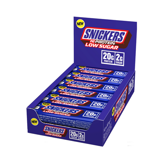 Snickers Hi Protein Low Sugar Bar Proteinriegel Box (12x57g)