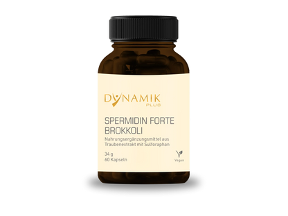 Dynamik Plus Spermidin Forte Brokkoli 60 Kapseln