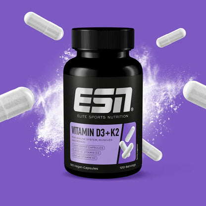 ESN Vitamin D3+K2 120 Kapseln